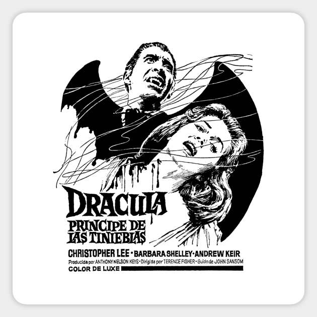 Dracula: Prince of Darkness Sticker by The Video Basement